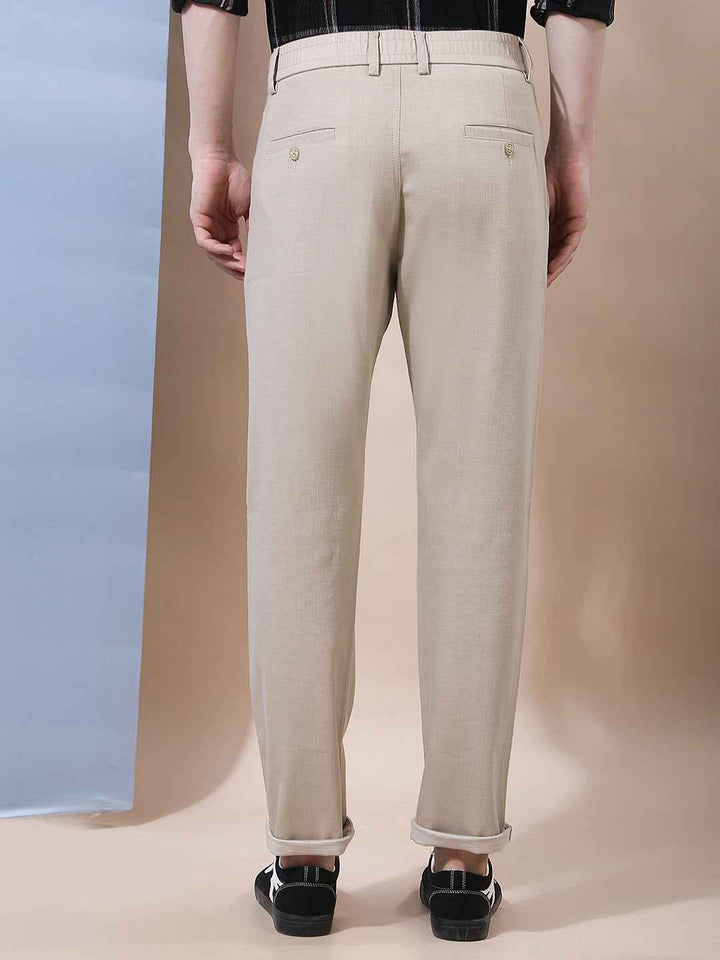 Trendy Beige Trousers