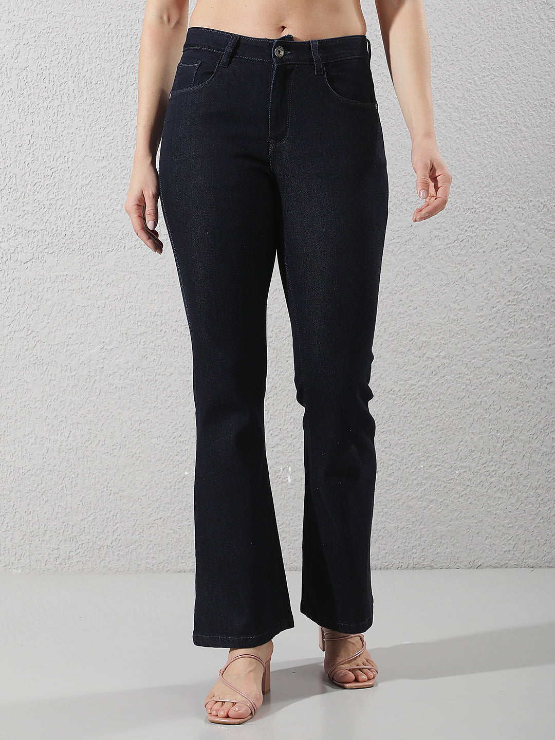 Navy Blue Bootcut Jeans