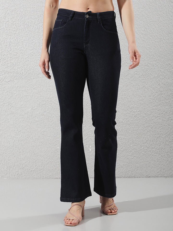 Navy Blue Bootcut Jeans