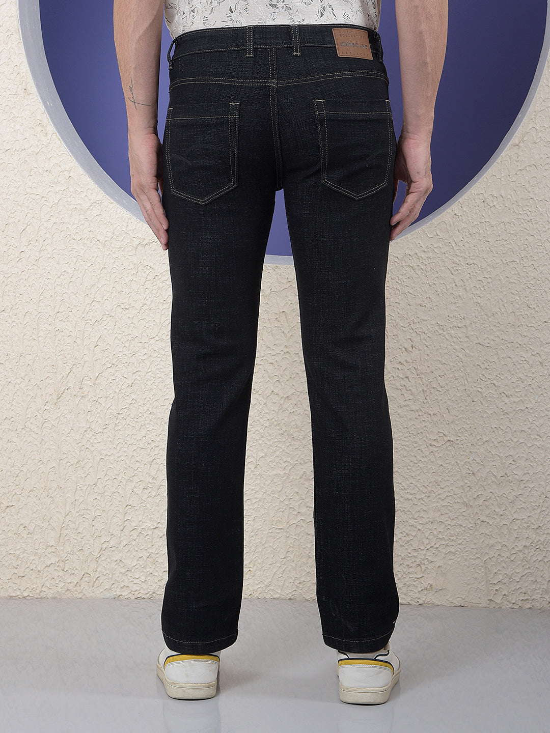 Black Core Straight Jeans
