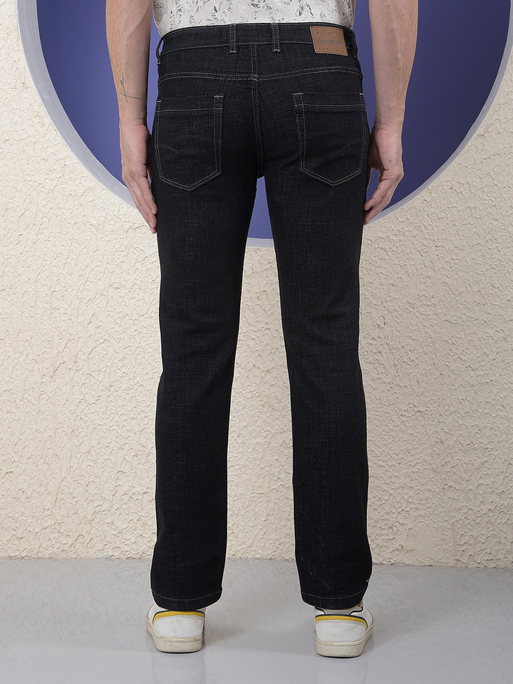 Black Core Straight Jeans