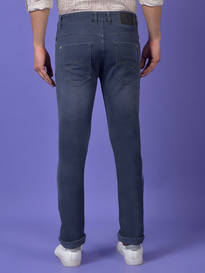 Deep Indigo Stretch Denim Jeans
