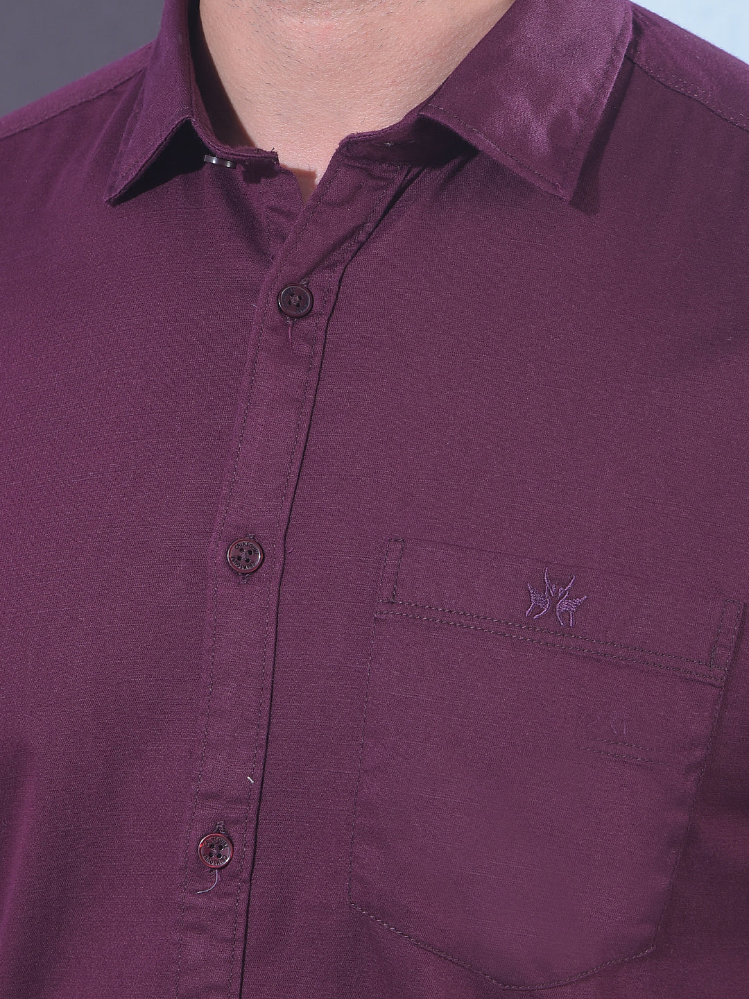 Rich Wine Maroon Shirt