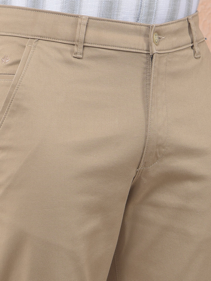 Everyday Dobby Brown Trousers