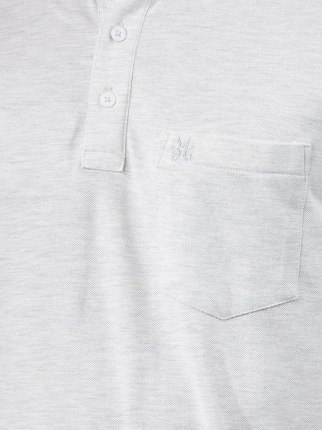Grey Polo Neck T-Shirt