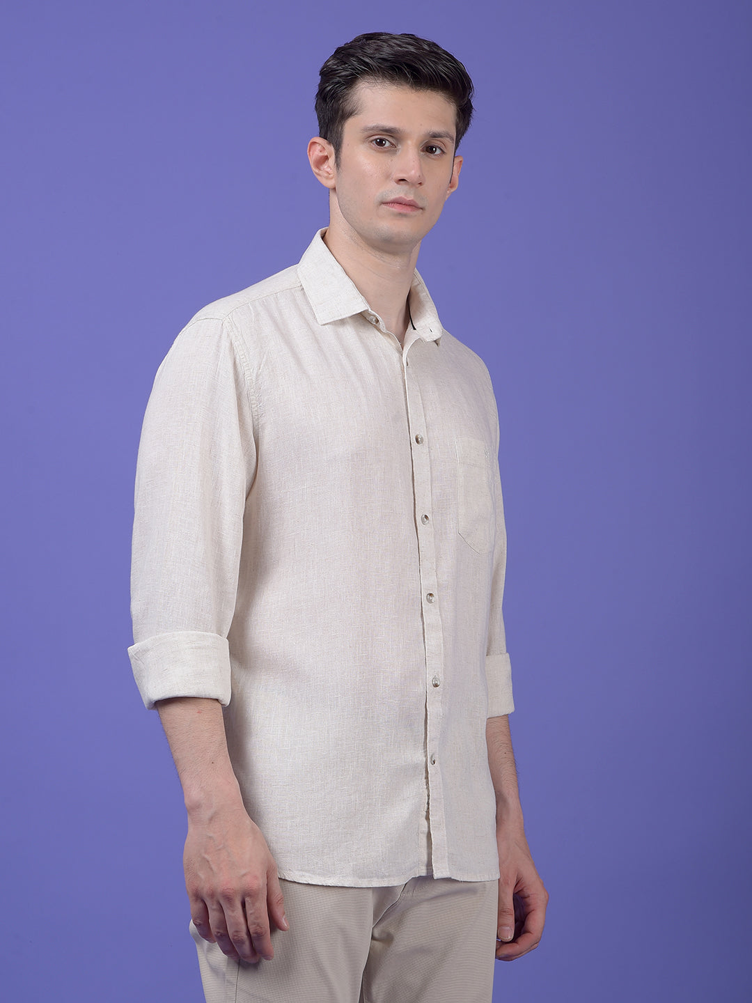 Off White Linen Shirt