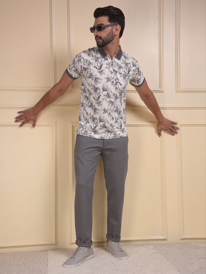 Grey Modern Trousers