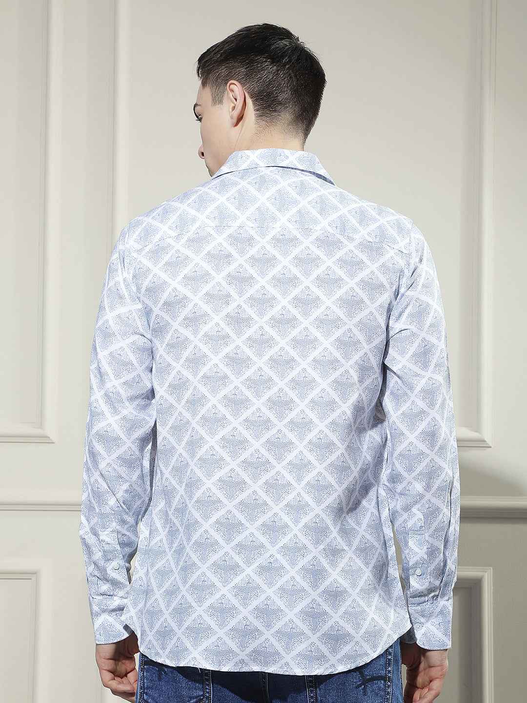 Heritage Blue Printed Shirt