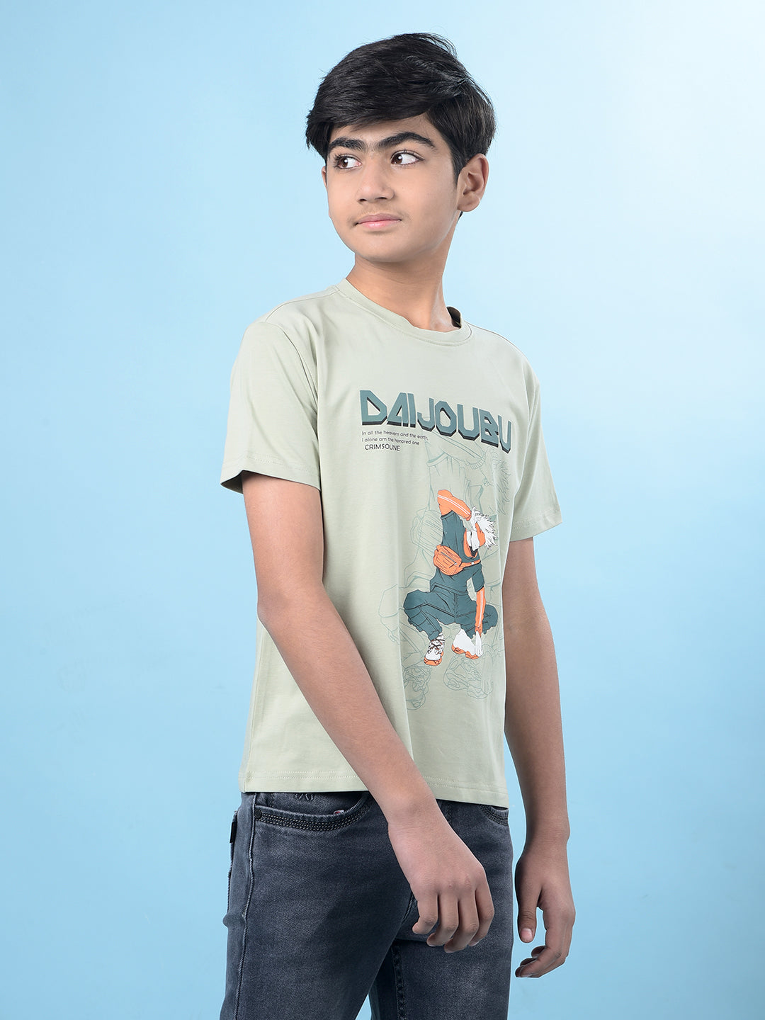 Green Graphic Print T-Shirt