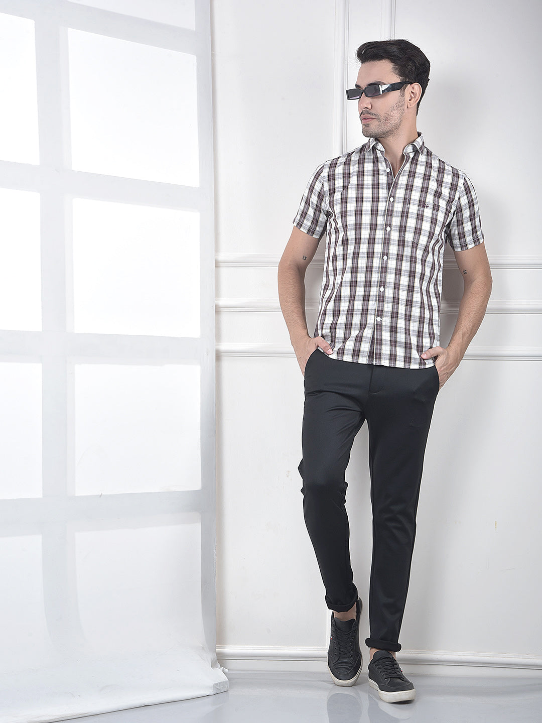 Modern Edge Black Trousers