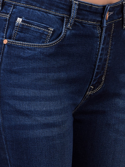Streamlined Blue Bootcut Jeans