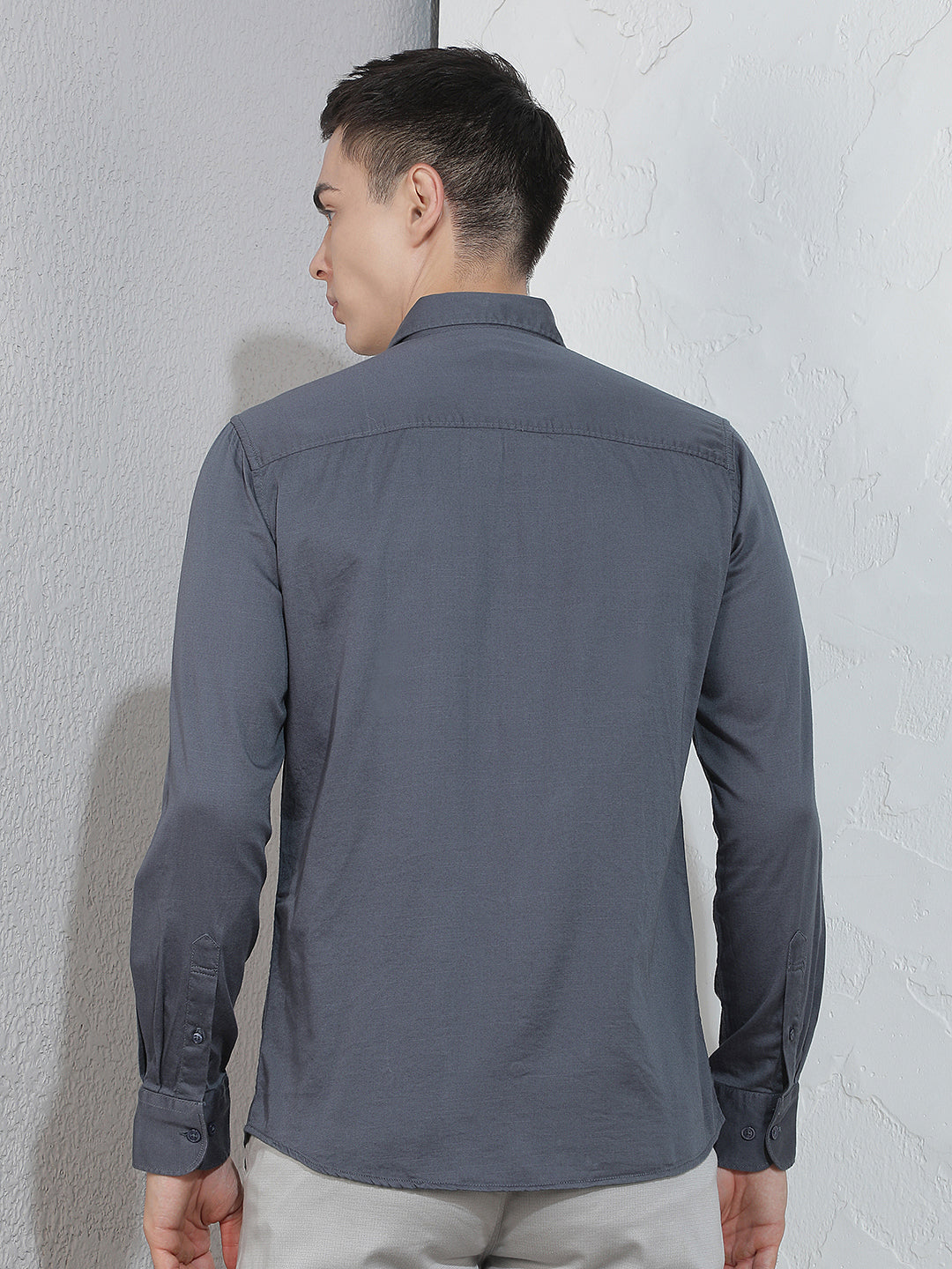 Contemporary Coastal Teal Teal Blue Shirt