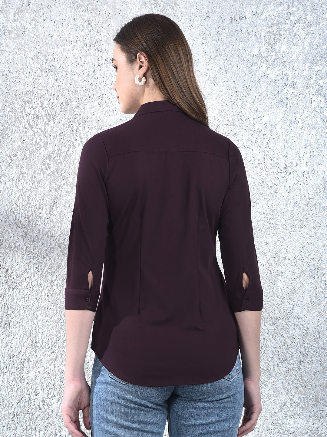 Mulberry Chic Tailored Shirt
