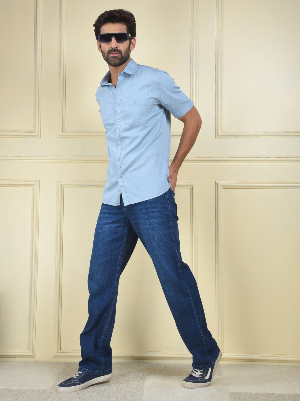 Modern Classic Blue Shirt
