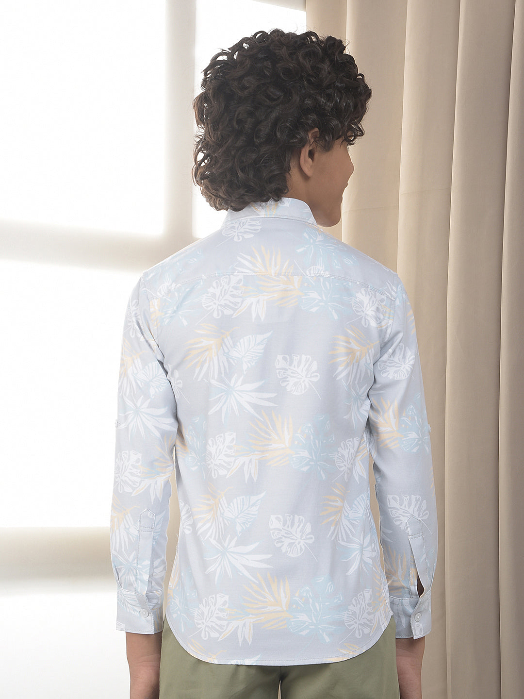 Multi-Color Floral Print 100% Cotton Shirt