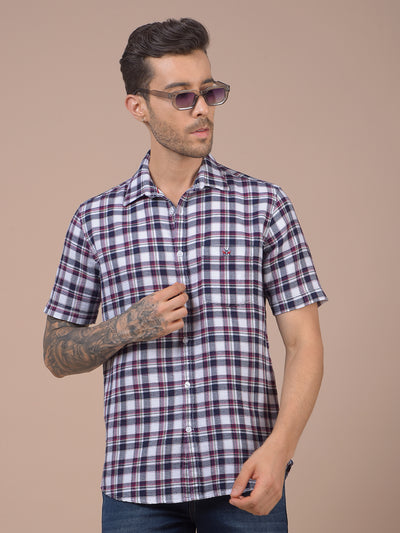 Red Checked 100% Cotton Shirt