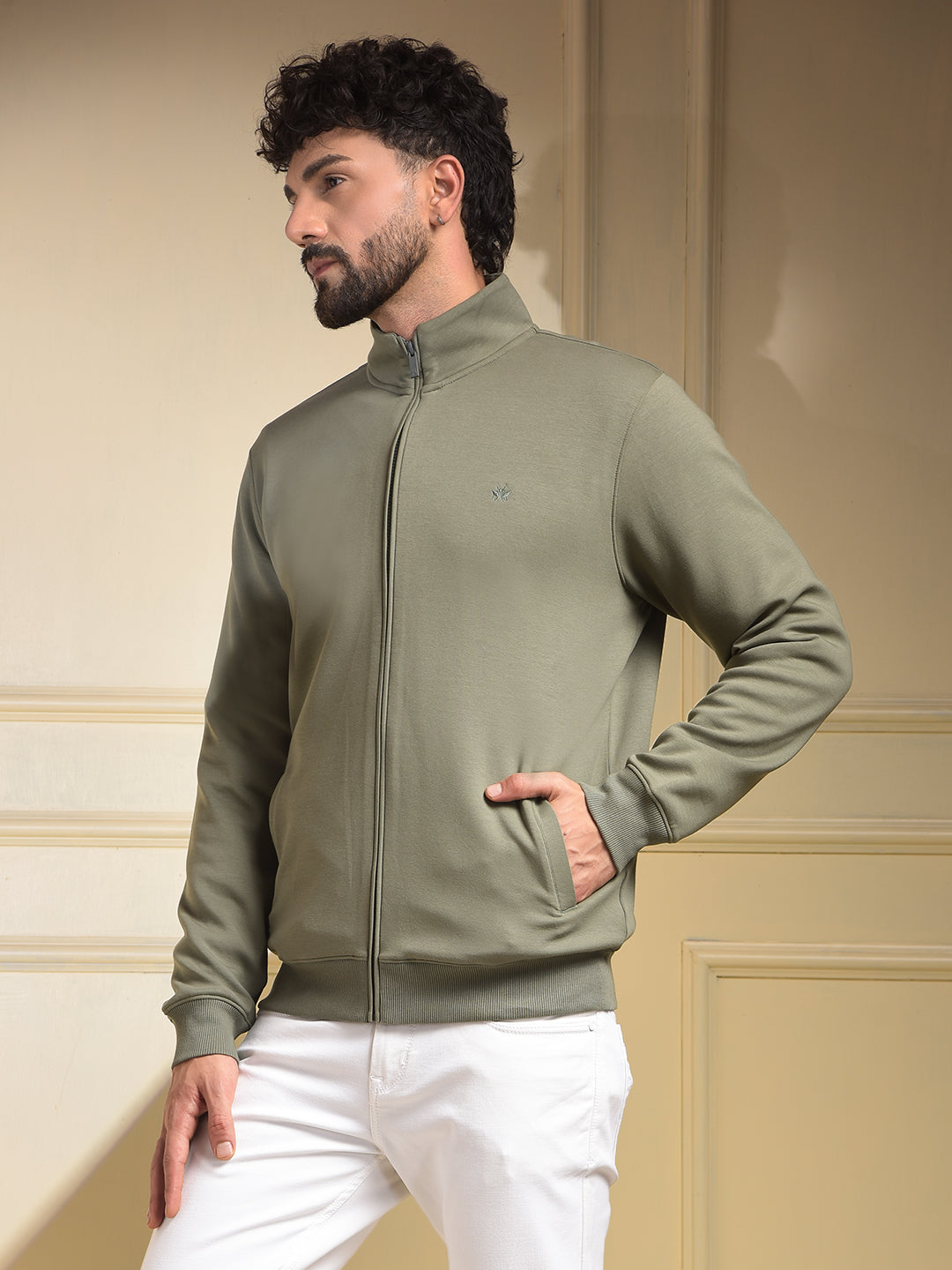 Minimalist Full Zip Sweatshirt