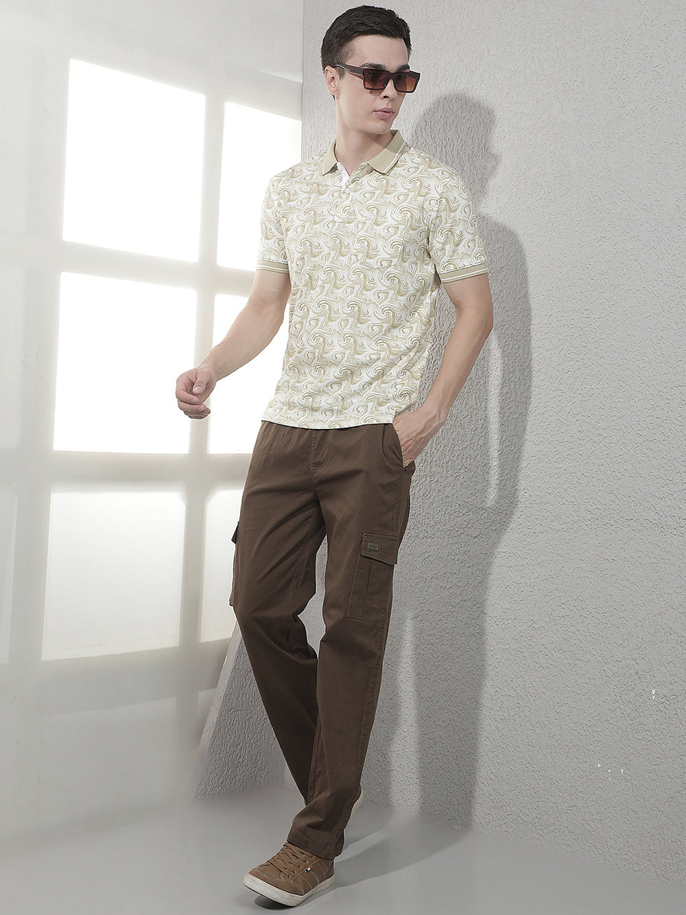 Refined Hazelwood Brown Cargo Trackpants