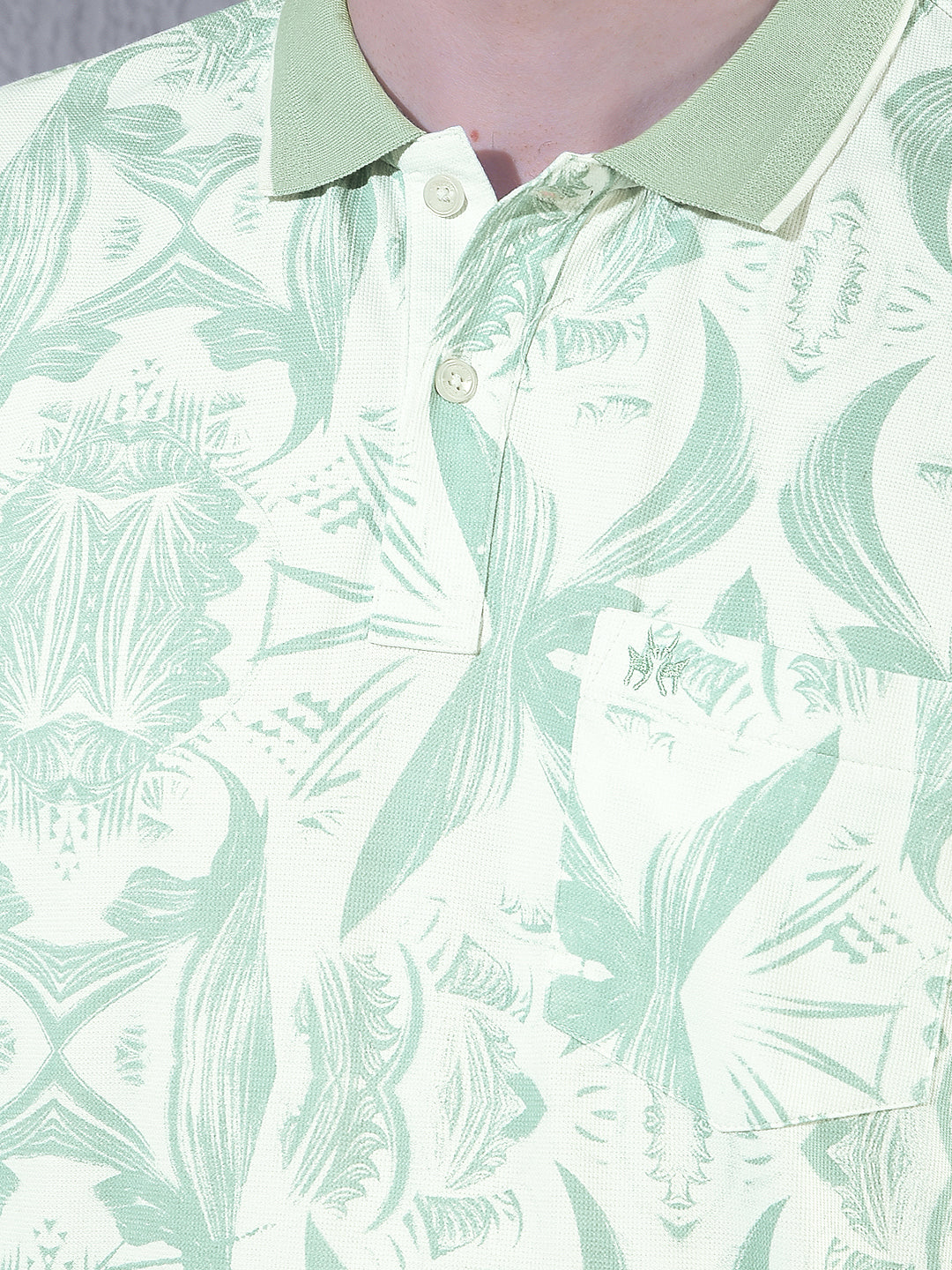 Green Printed T-Shirt