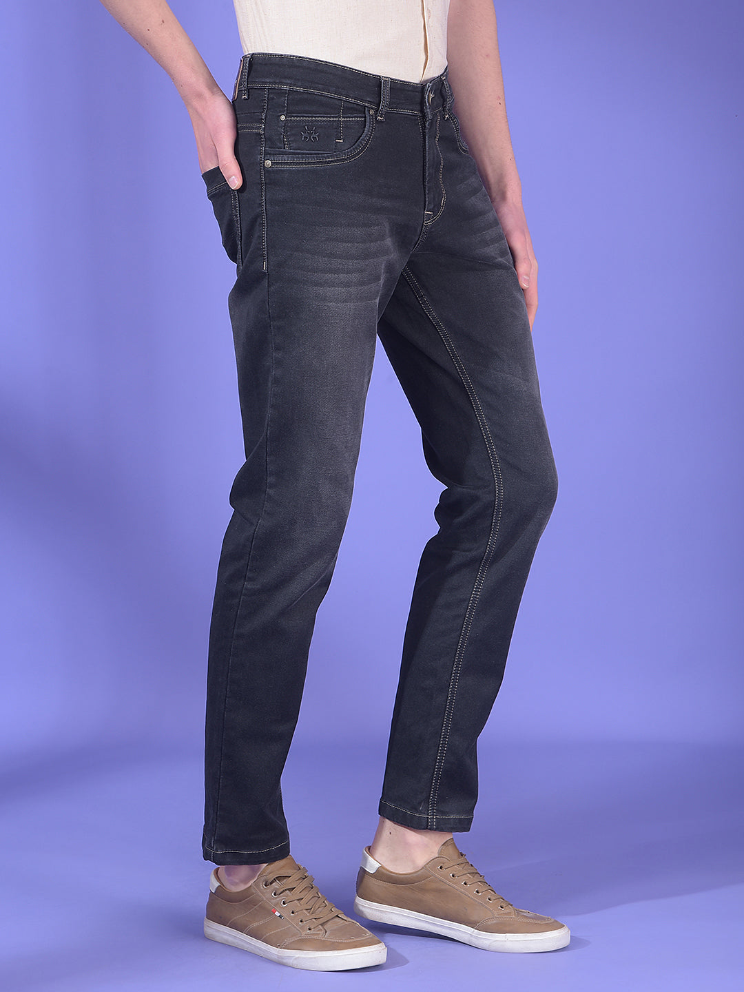 Slate Grey Stretch Jeans
