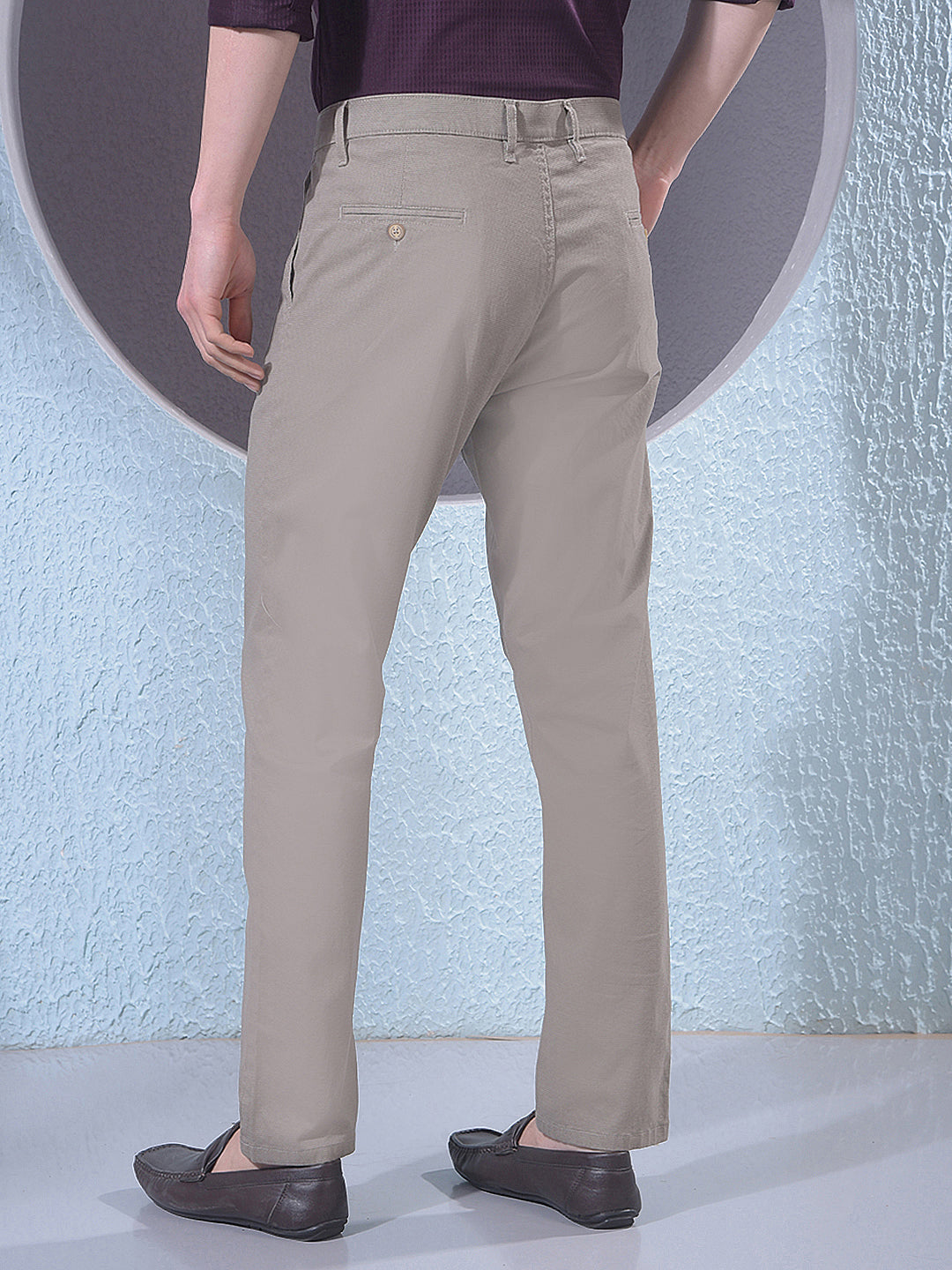 Utility Khaki Printed Trousers