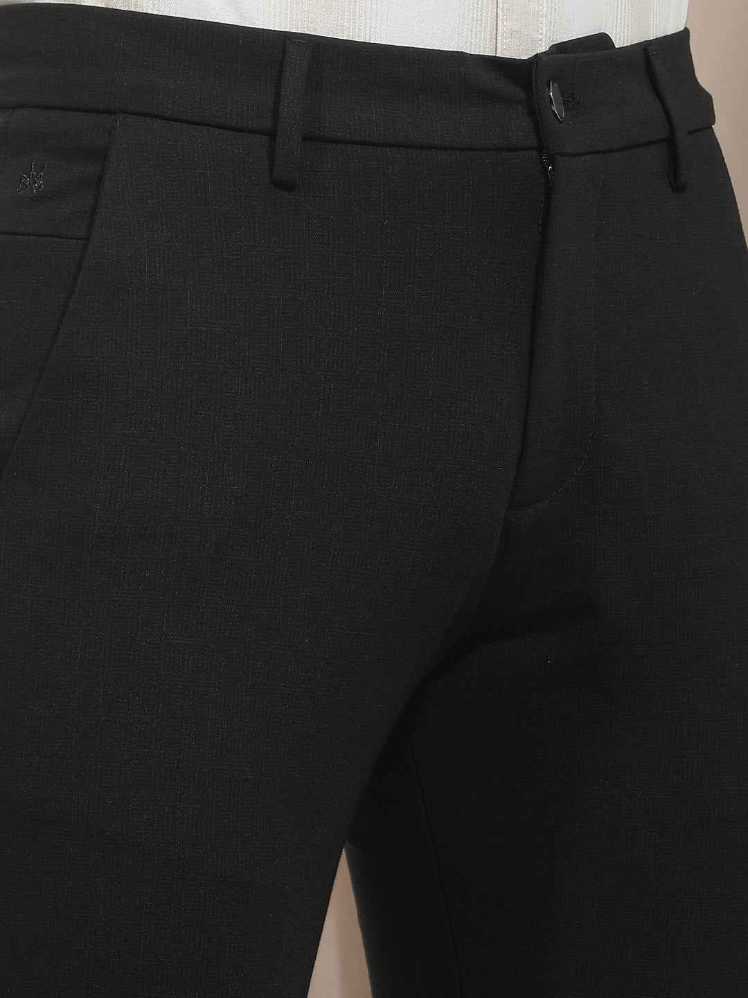 Navy Blue Knitted Trousers