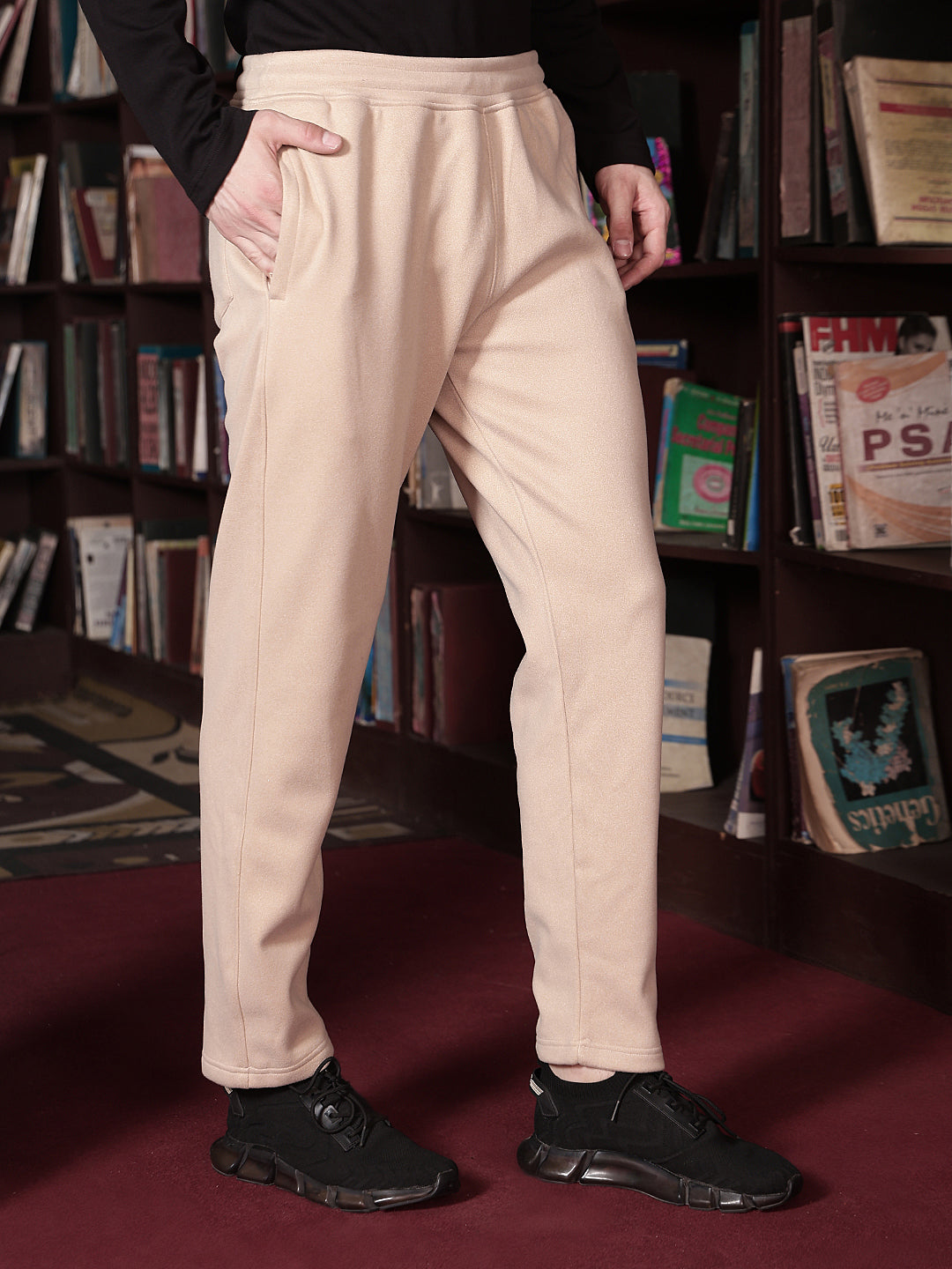 Luxe Dune Beige Trackpants