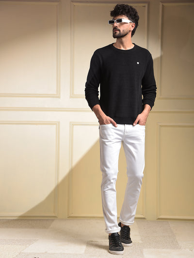 Muted Drift Knit Sweatshirt