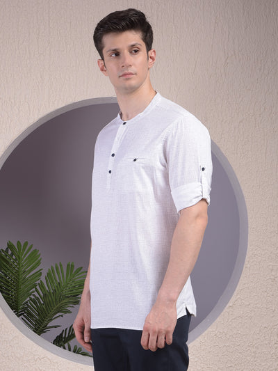 Dreamy White Printed Kurta