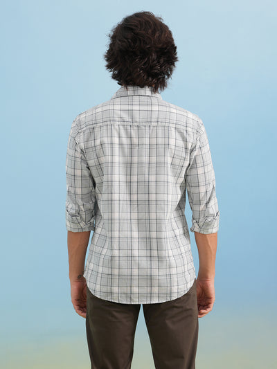 Green Checked 100% Cotton Shirt