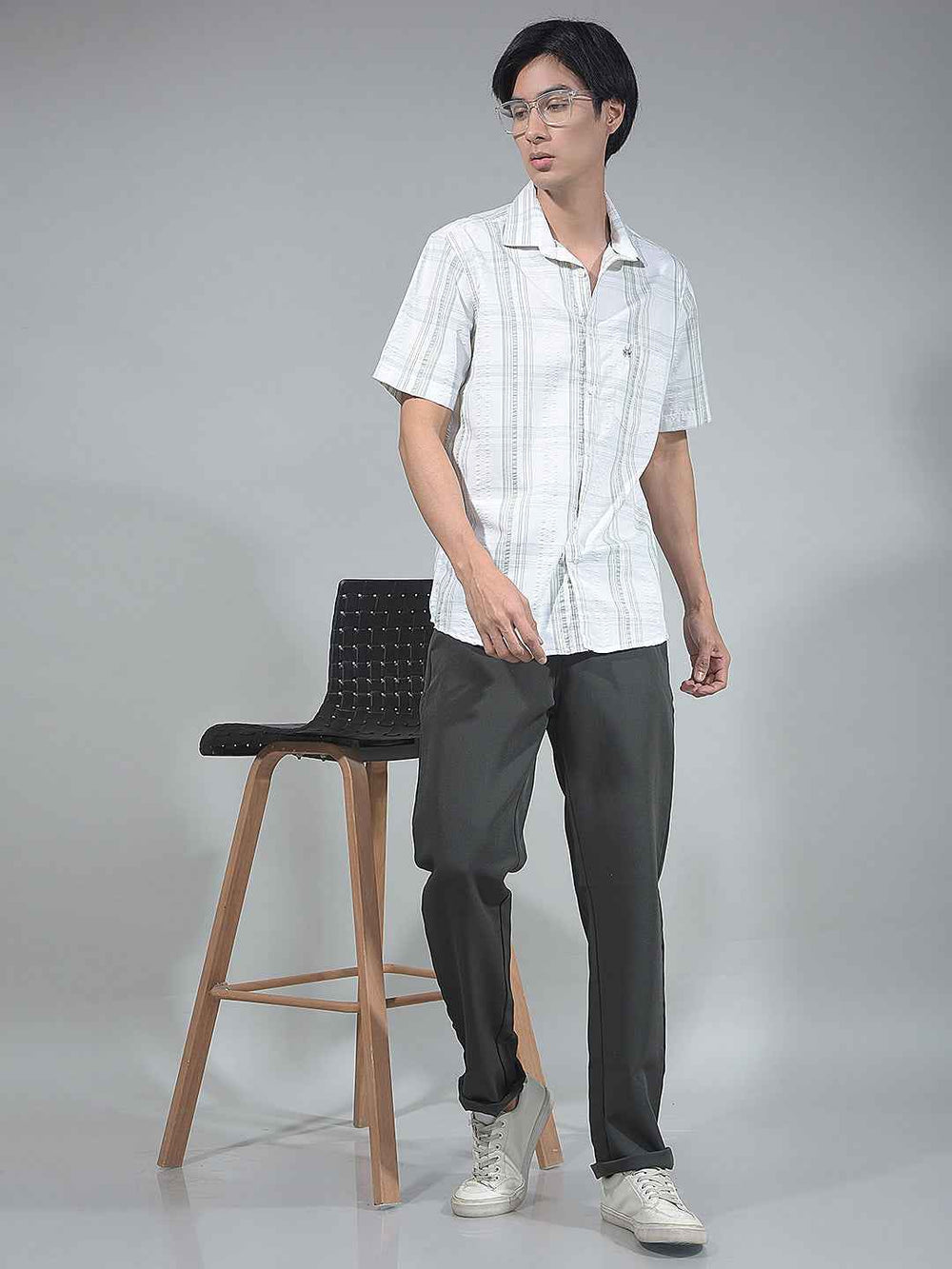 Green Check Surface Shirt