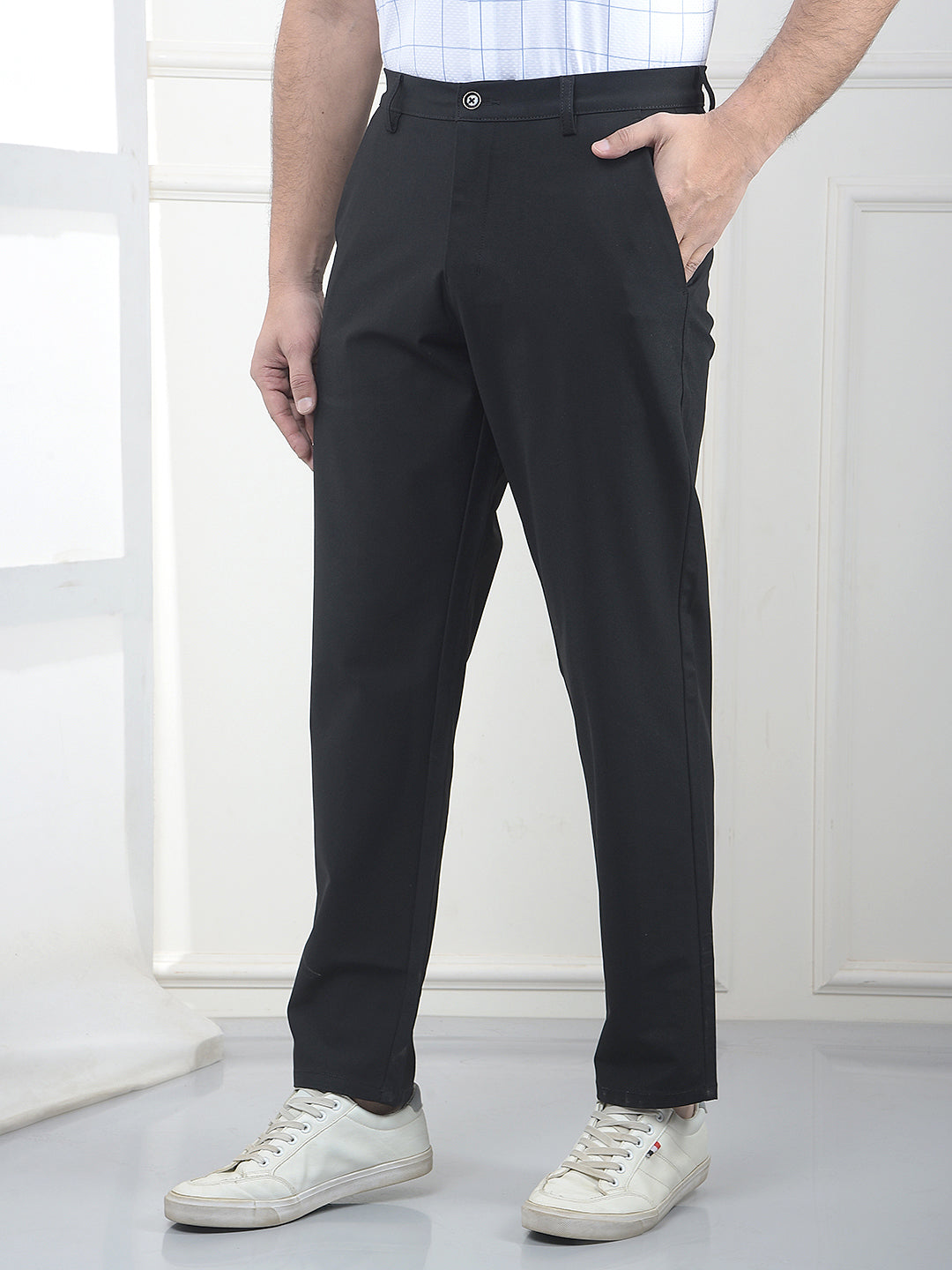 Black Knitted Trousers