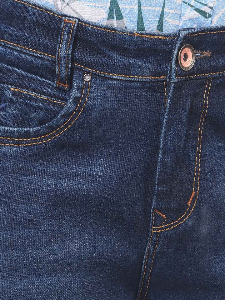 Ocean Blue Relaxed Baggy Jeans