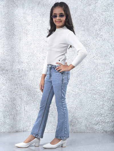 Classic White Knitted Sweater