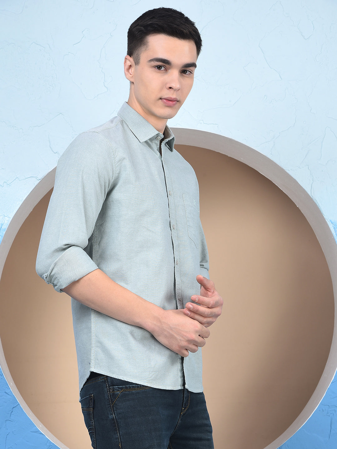 Vogue Mint Cotton Shirt