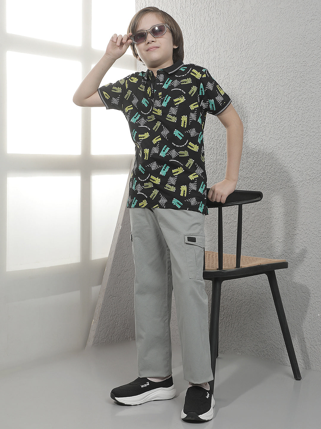 Classic Smoke Grey Cargo Trackpants