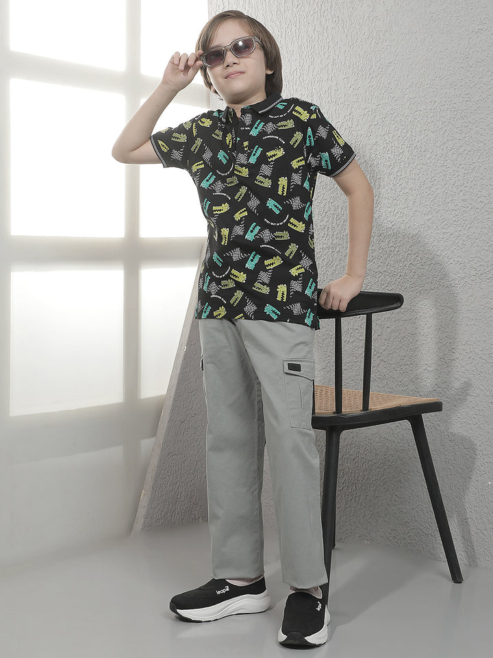 Classic Smoke Grey Cargo Trackpants