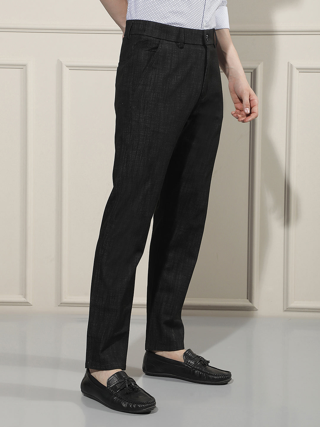 Black Modern Style Trousers