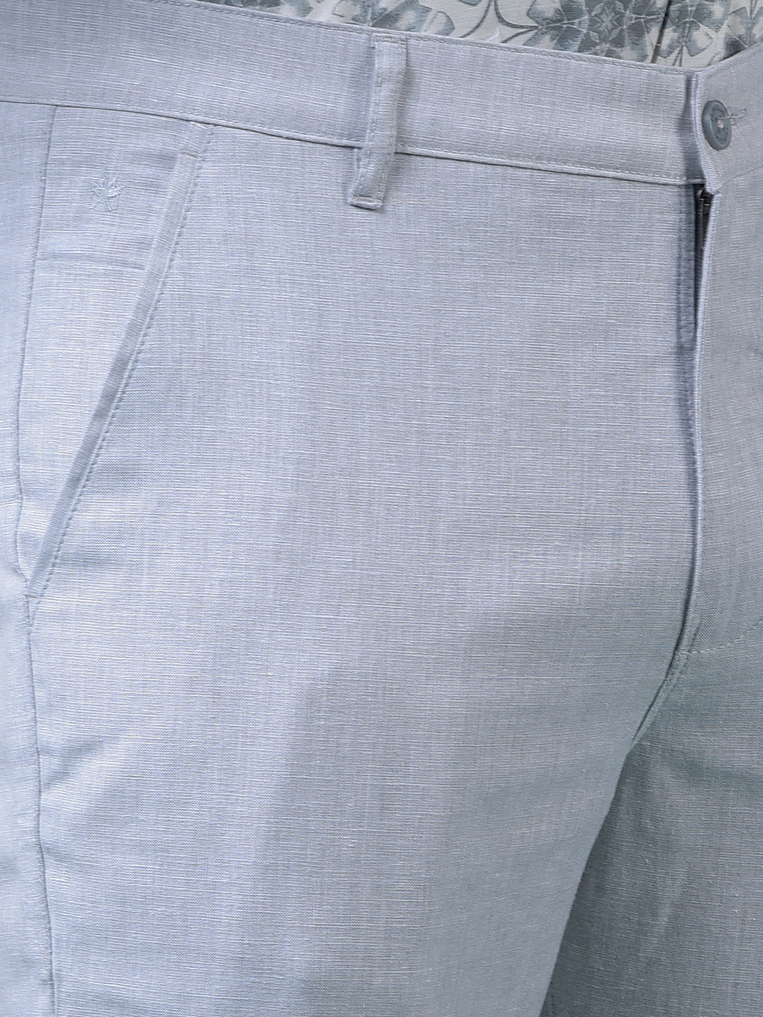 Grey 100% Cotton Trousers