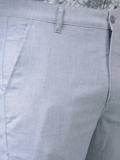 Grey 100% Cotton Trousers