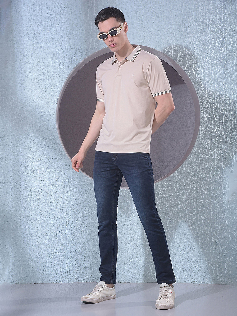 Blue Clean-Wash Everyday Jeans