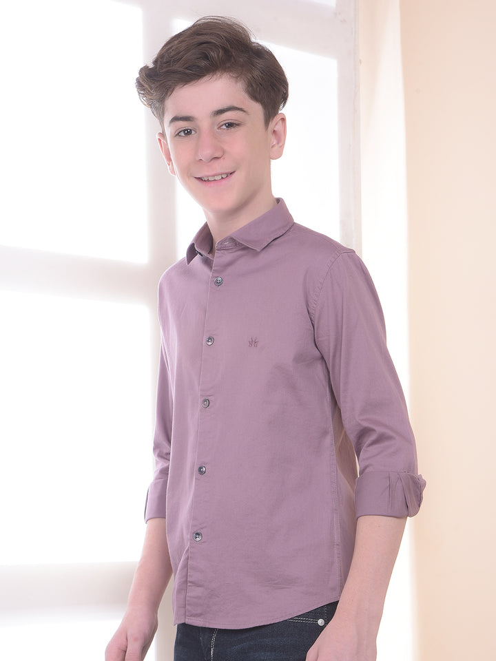 Chic Regal Purple Shirt