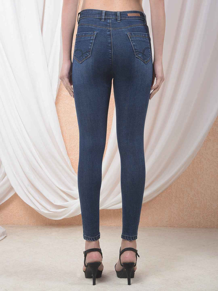 Blue Streamline Skinny Jeans