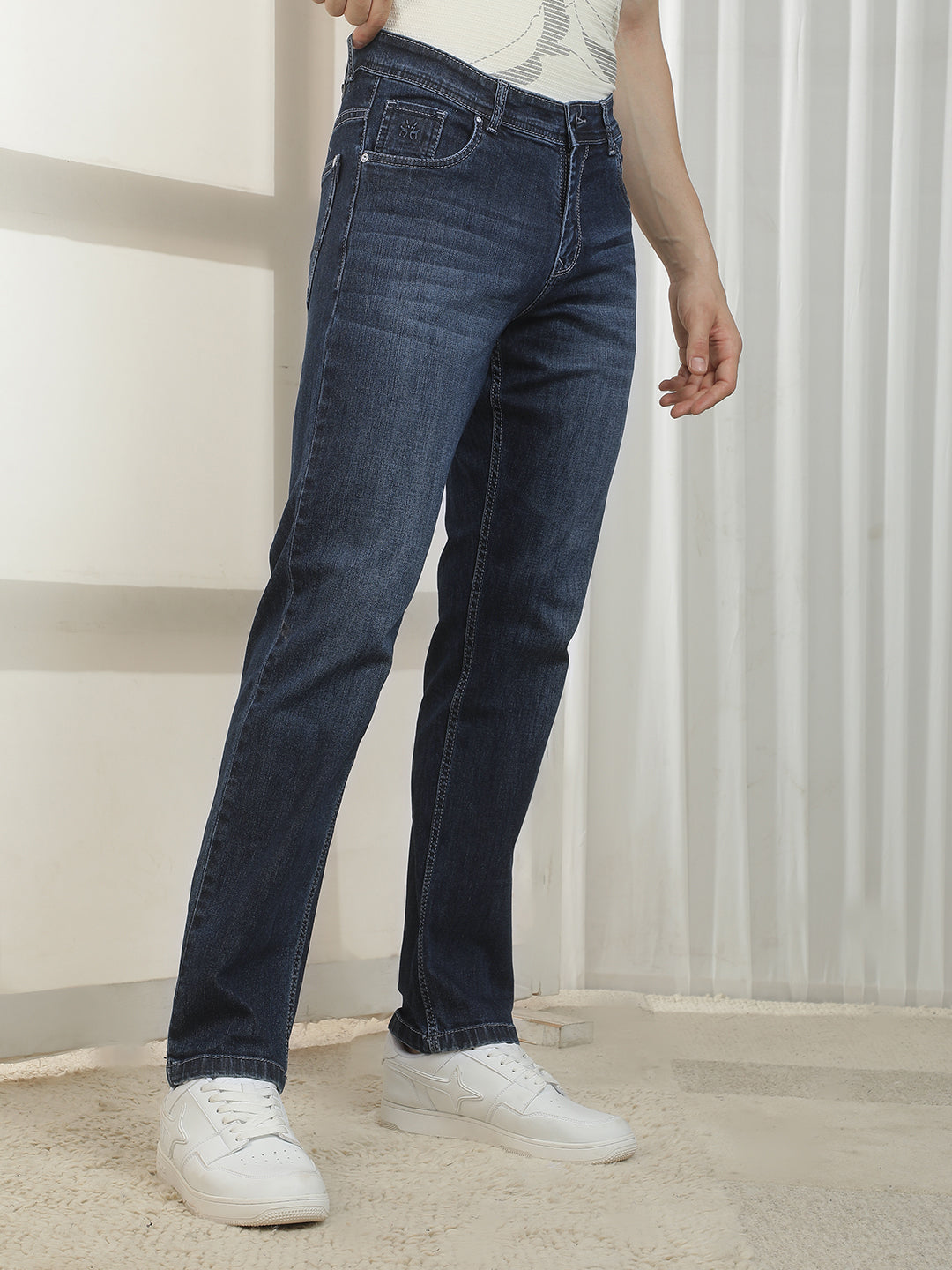 Contemporary Blue Straight Jeans