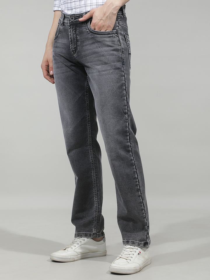 Modern Raven Black Straight Jeans