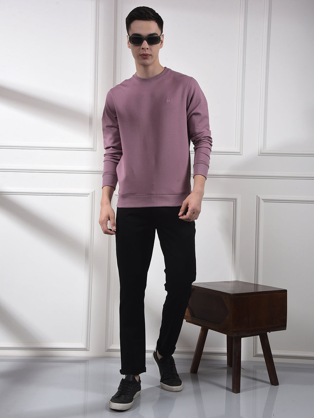 Pink Typographic Print Sweatshirt