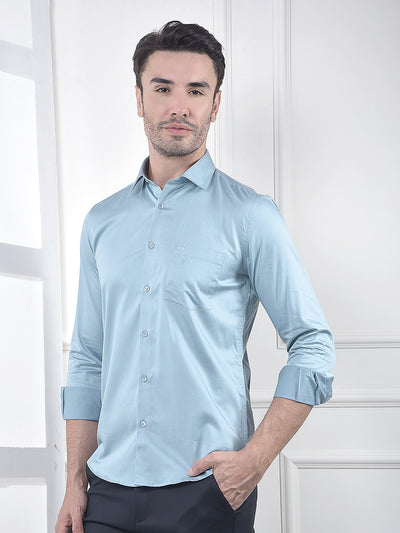 Clean Look Sky Blue Shirt