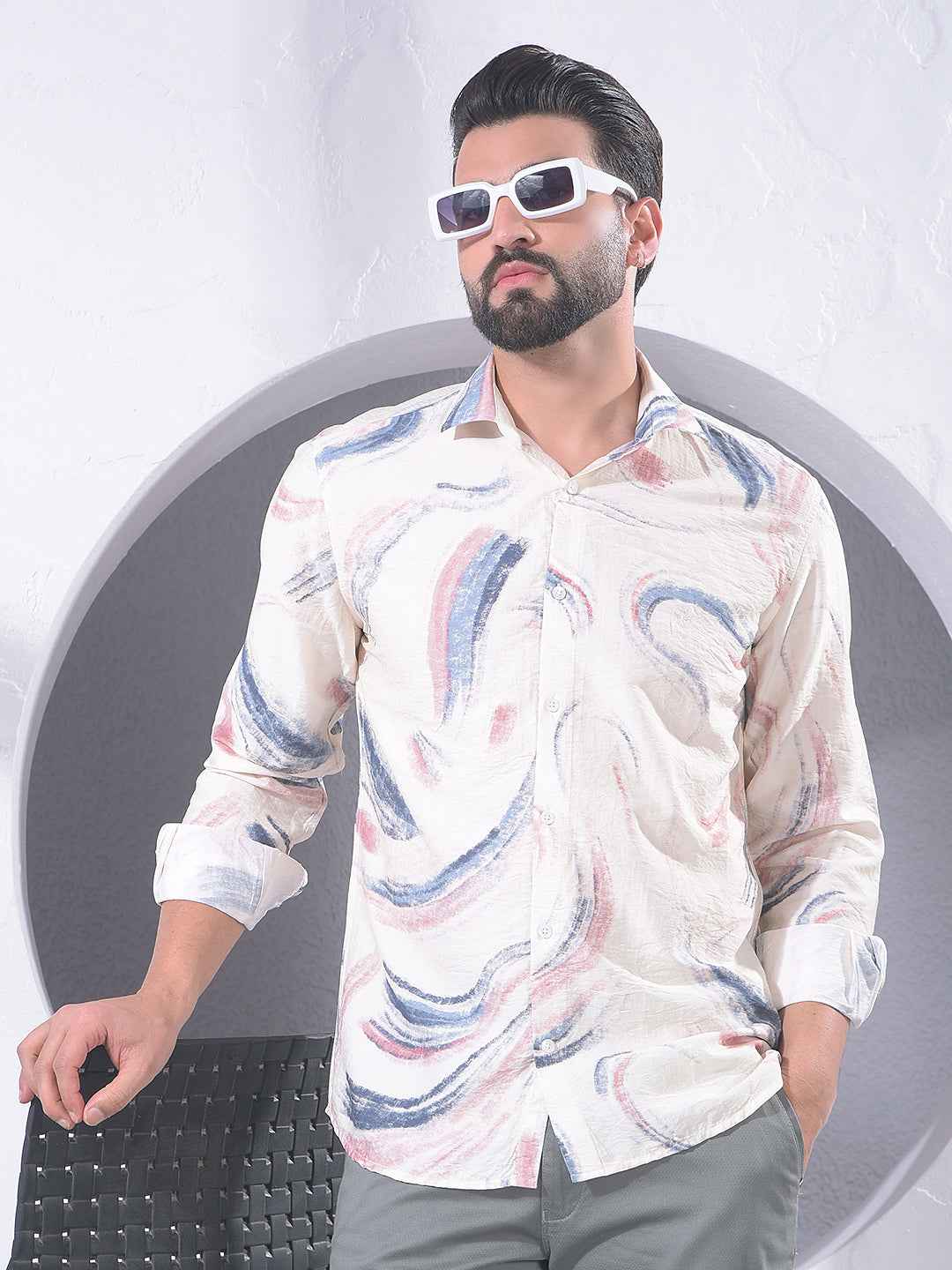 Multi-Color Printed Shirt
