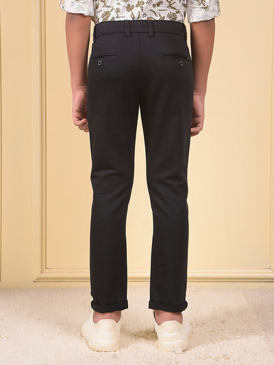 Black Printed Trousers