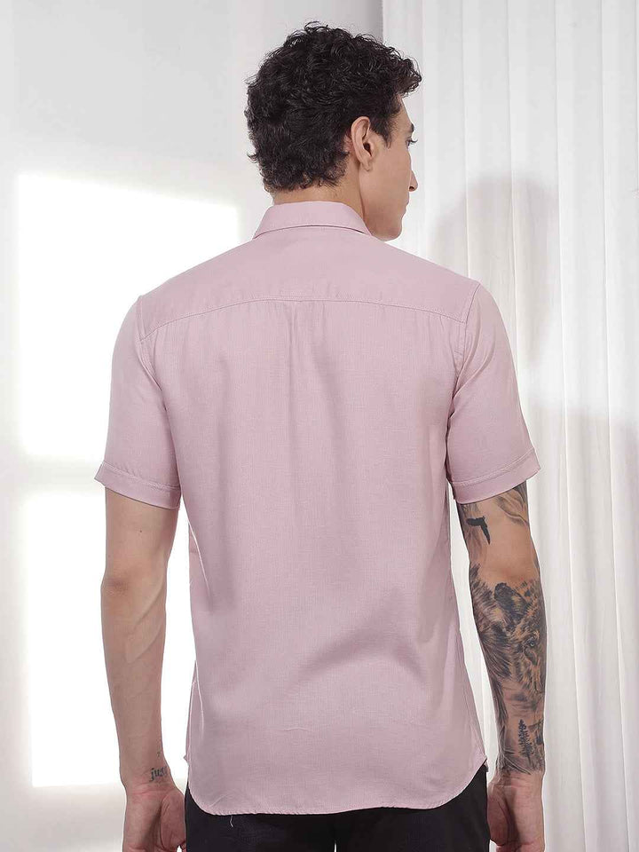 Modern Pink Casual Shirt